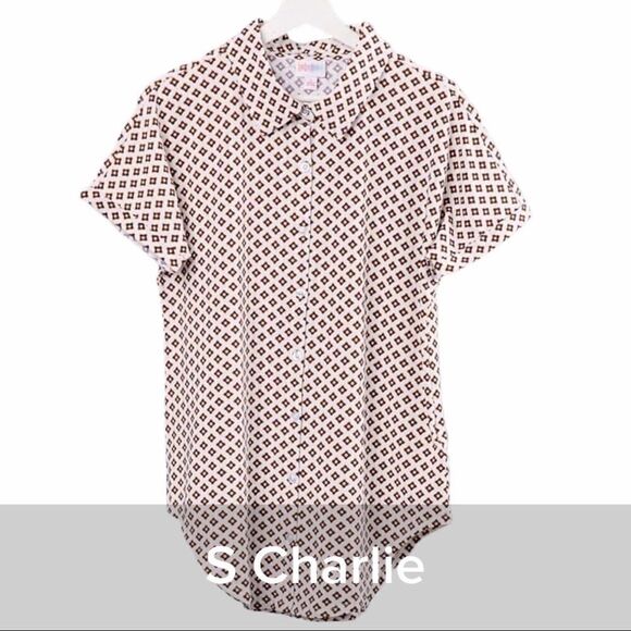 LuLaRoe Tops - Lularoe Charlie Button Down Top - Size Small